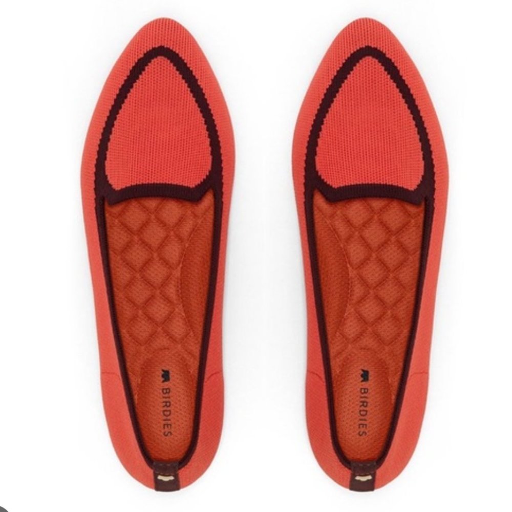 Birdies Blackbird Coral Reef Knit Flat Loafers Sz 6.5 New in Box - Picture 1 of 7